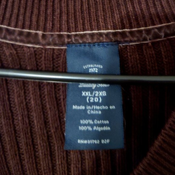 ** 3 for $21 **  Faded Glory Brown Sweater - Picture 2 of 2